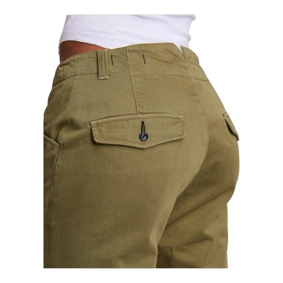 RAG & BONE FIELD CHINO Green Moss, size 30 NWOT High rise ankle length - Picture 4 of 12